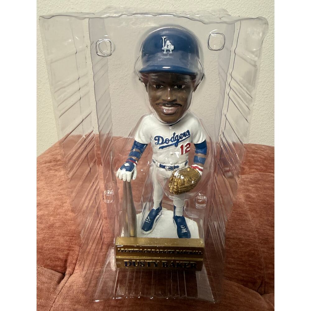 Dusty Baker Los Angeles Dodgers Bobblehead Legends Of Dodger Baseball SGA NWB - Picture 5 of 8